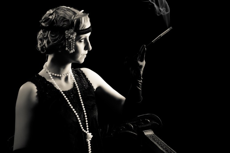 Vintage cigarette smoker